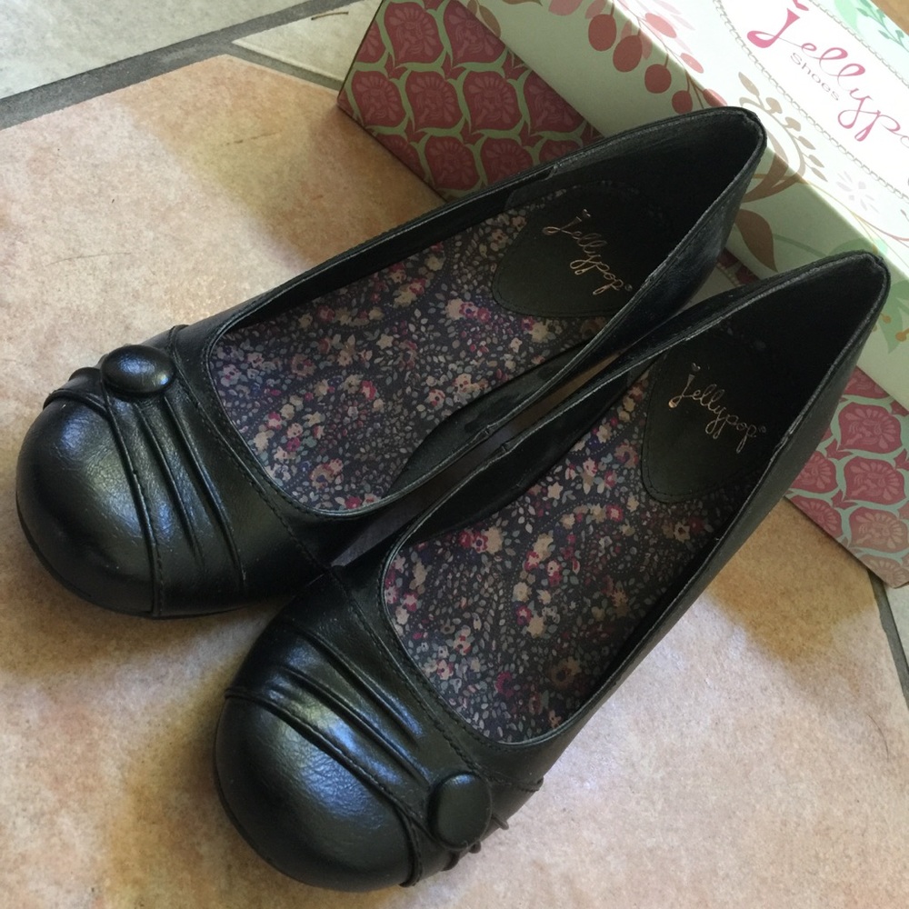 Jellypop black pumps